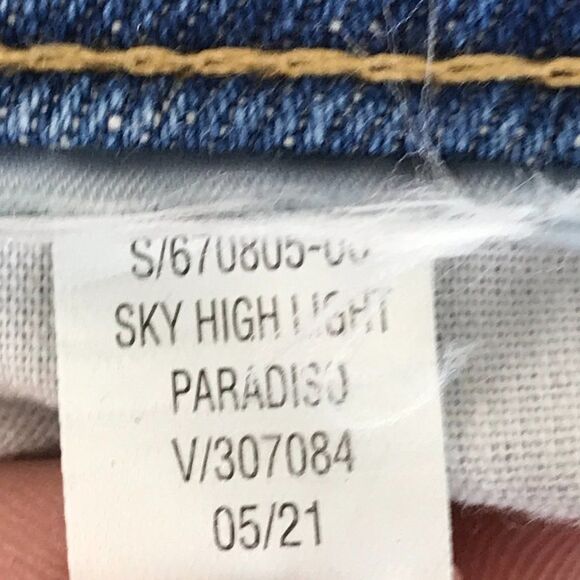 Old Navy Extra High Rise Sky-Hi Straight Jeans Women's Plus Size 24 Button-Fly - Picture 14 of 14